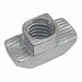 Drop In T-Nut M6 Slot8 Zinc Plated Steel