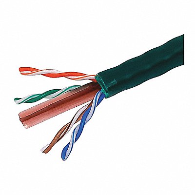 Cat6 Utp Stranded cm Green 1000 ft.