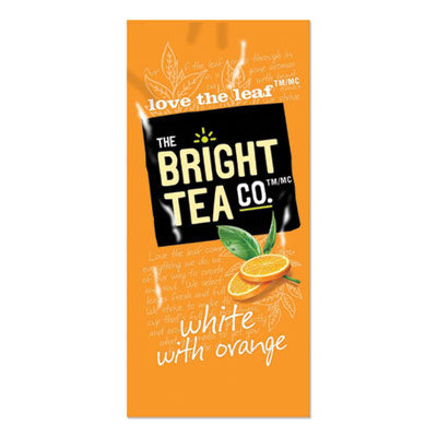 TEA,WHT W/ORANGE,100/PK