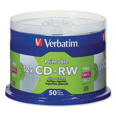 DISC,CDRW,PRT,12X,SR,50PK