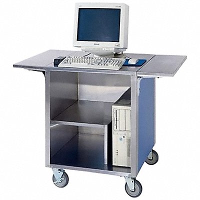 Cashier Stand Mobil Stainless 51x26x35