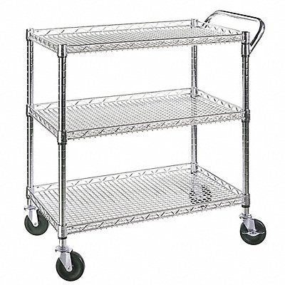 Commercial Utility Cart 3-Shelf NSF