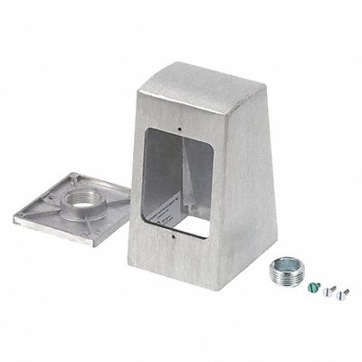 Brushed Aluminum Single Face Pedestal