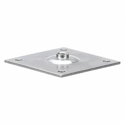 ZP Steel Mtg Plate With 1/2-13 Tapped CH