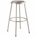 Round Stool Welded Tube Leg Gray 30 H