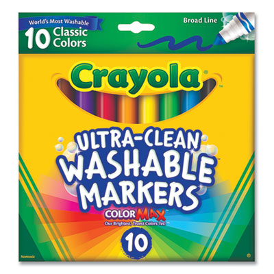 MARKER,WASHABLE,10/PK,AST