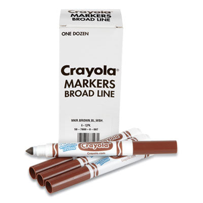 MARKER,BROWN,12/BX