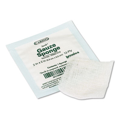 GAUZE,SPONGE,2X2,12PLY,WE