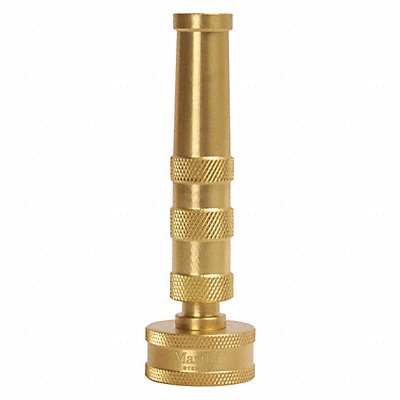 Hvy Duty Solid Br Twist Hose Nozzle PK2