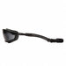 Safety Glasses Anti-Fog Black Gray Lens