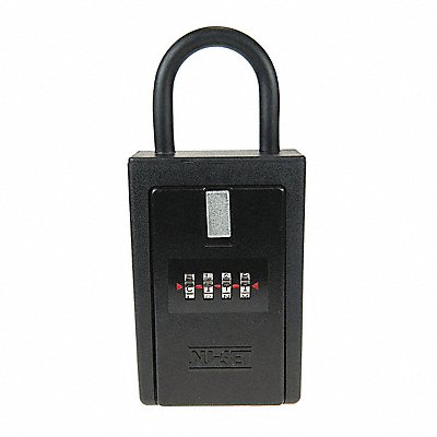 Key/Card Lock Box 4-Letter Black