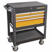 Black N Orange Utility Cart 21 4 Drawer