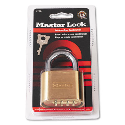 PADLOCK,COMBIN,BRASS