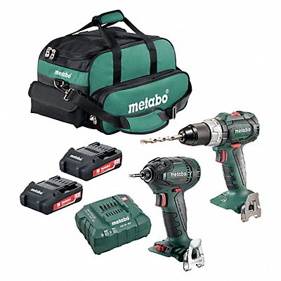 Cordless Combination Kit 2 Tools 18V DC