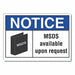 Msds Information Notice Rflct Lbl 5x7in