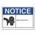 Notice Sign 10in x 14in Non-PVC Polymer