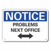 Plstic Humor Notice Sign 10x14in Plstic