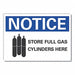 Notice Sign 7 inx10 in Non-PVC Polymer