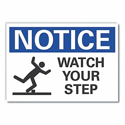 Notice Sign 7 inx10 in Non-PVC Polymer