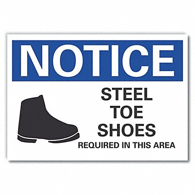 Notice Sign 7 inx10 in Non-PVC Polymer