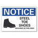 Notice Sign 7 inx10 in Non-PVC Polymer