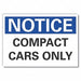 Parking Notice Label 3.5x5in Polyester