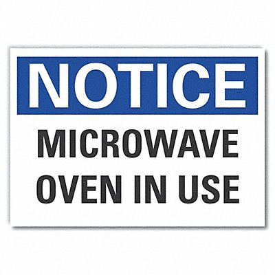 Notice Sign 10in x 14in Non-PVC Polymer
