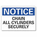 Notice Sign 7 in x 10 in Non-PVC Polymer