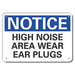 Rflct Hearing Notice Sign 7x10in Alum