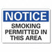 Notice Sign 10in x 14in Non-PVC Polymer