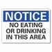 Notice Sign 10in x 14in Non-PVC Polymer