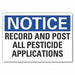 Chemicals Notice Lbl 3.5x5in Polyester