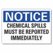 Chemicals Notice Lbl 5inx7in Polyester