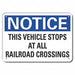 Rflct Traffic Safety Notice Sign 7x10in
