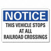 Traffic Safety Notice Rflctv Lbl 10x14in