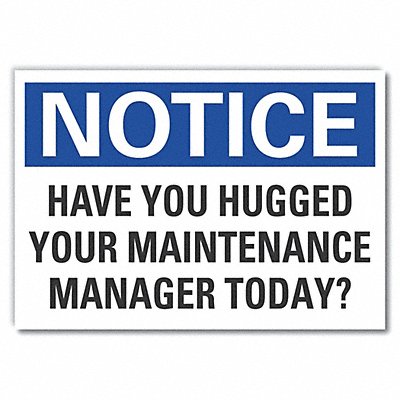Safety Culture Notice Rflct Label 7x10in
