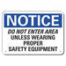 Rflct Personal Safety Notice Sign 7x10in