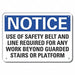 Fall Notice Sign 10inx14in Plastic