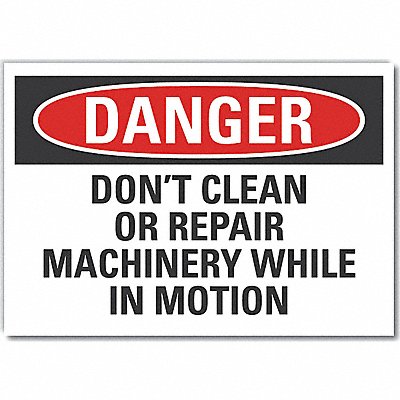 Mach Operation Dangr Lbl 3.5x5in Polyest