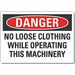 Machine Operat Danger Rflct Lbl 3.5x5in