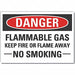 Danger Sign 7 in x 10 in Non-PVC Polymer
