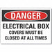 Elec Panel Danger Labl 3.5x5in Polyester