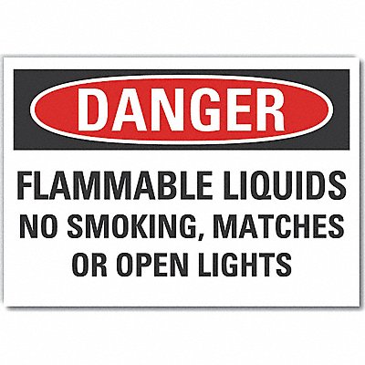 Danger Sign 7 inx10 in Non-PVC Polymer