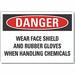 Danger Sign 10in x 14in Non-PVC Polymer
