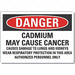 Danger Sign 7 inx10 in Non-PVC Polymer