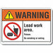 Lead Hazard Warn Sign 7x10in Plastic