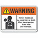 Rflct Carbon Dioxide Warn Sign 7x10in