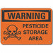 K3083 Danger Sign 7 in x 10 in Aluminum