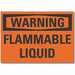 Warning Sign 7inx10in Non-PVC Polymer