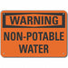 Danger Sign 7 in x 10 in Aluminum
